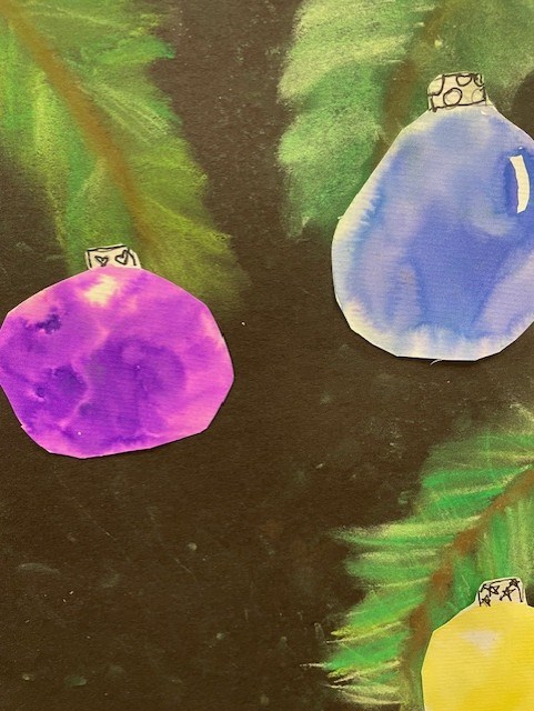 Kandinsky-inspired holiday ornaments. Thanks Div 9.