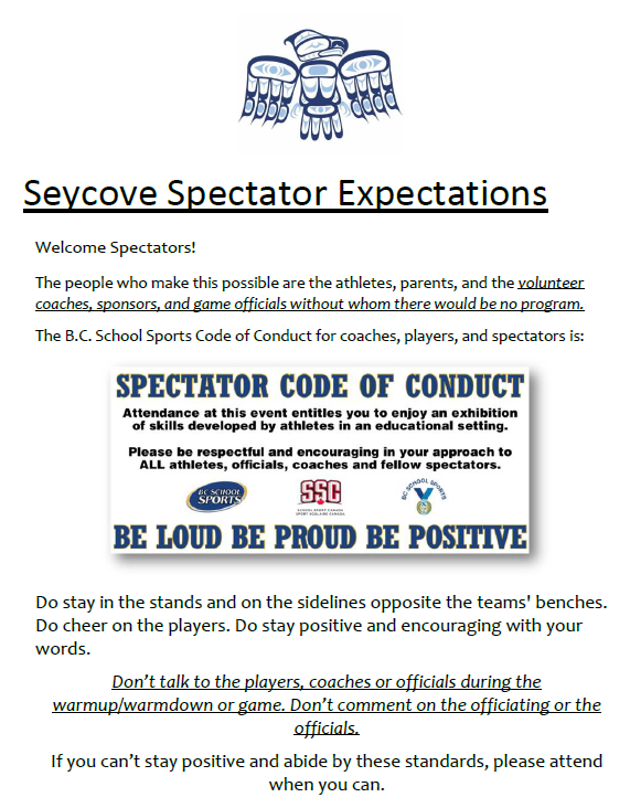 Seycove Spectator Expectations.PNG